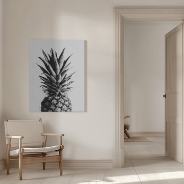 Black and White Pineapple | Canvas - Room Interior 1