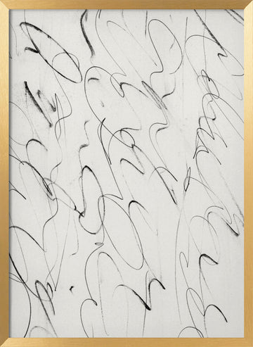 Script | Poster - Gold Frame Interior