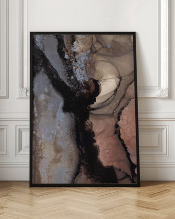 Organic Shapes with Earthy Tones | Poster - Room Interior 1