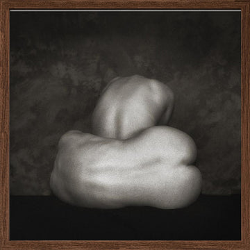 Sensual Body Curves | Poster - Walnut Frame Interior