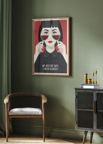 My Doctor Says Glasses | Poster - Room Interior 2