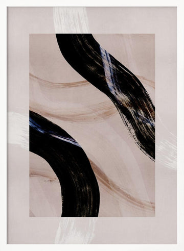 Lines and Shapes 5 | Poster - White Frame Interior