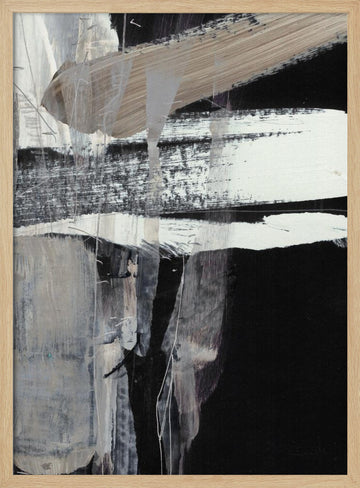 Falling | Poster - Wood Frame Interior