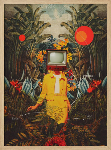 She Came From the Wilderness | Poster - Wood Frame Interior