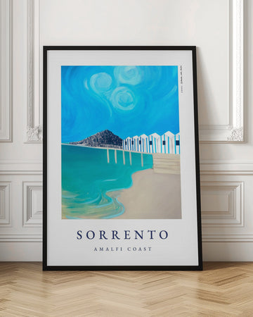 Sorrento Amalfi Coast Beach | Poster - Room Interior 1