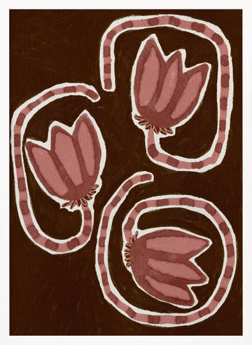 Delicate Bloom 19 | Poster - White Frame Interior