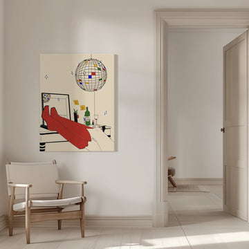Chic Disco Night | Canvas - Room Interior 1