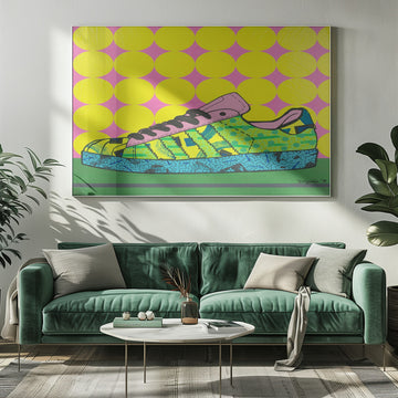 Colorful Pop Art Sneaker | Poster - Room Interior 1
