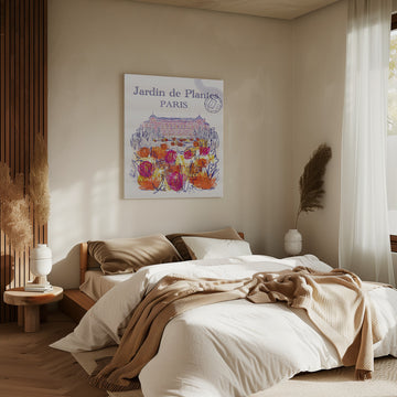 Jardin de Plantes Blooms | Canvas - Room Interior 2