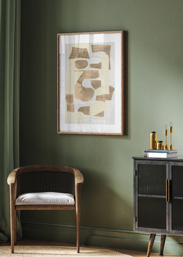 Earthy Fragments | Poster - Room Interior 2