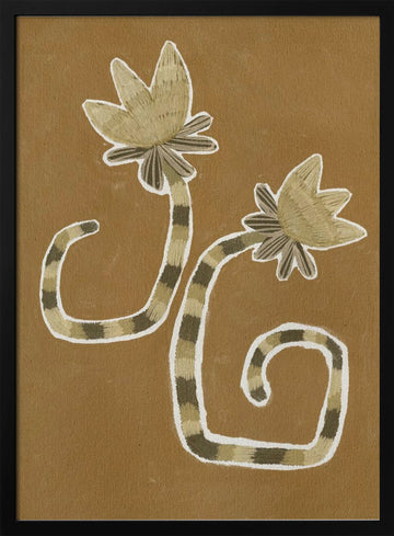 Delicate Bloom 8 | Poster - Black Metal Frame Interior