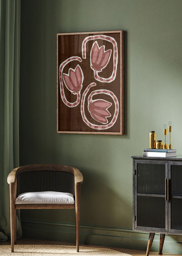 Delicate Bloom 19 | Poster - Room Interior 2