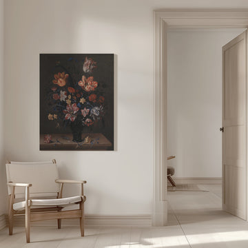 Tulips and Other Flowers In a Room | Canvas - Room Interior 1