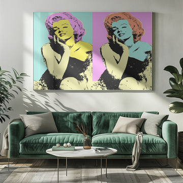 Colorful Pop Art Icon | Poster - Room Interior 1