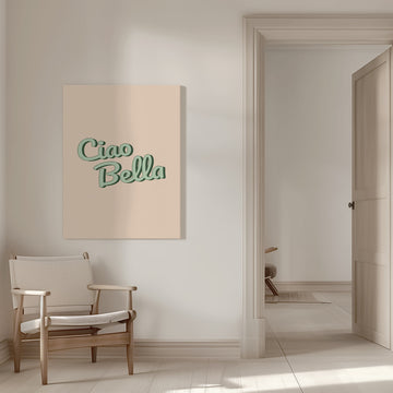 Ciao Bella Script | Canvas - Room Interior 1