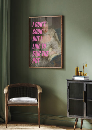 Sassy Queen Statement | Poster - Room Interior 2