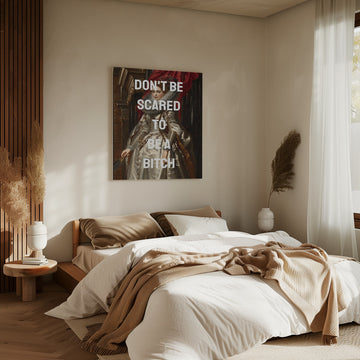 Empowering Queen Portrait | Canvas - Room Interior 2