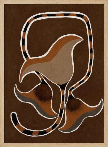 Delicate Bloom 4 | Poster - Wood Frame Interior