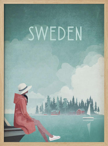SWEDEN.png | Poster - Wood Frame Interior