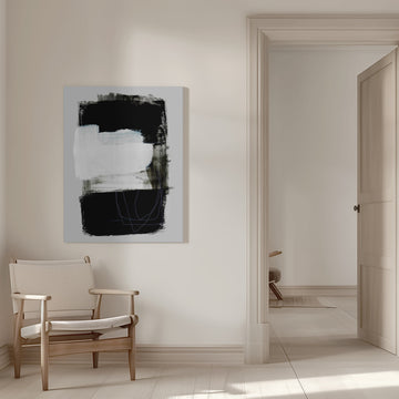 Abstract Brush Strokes 130 | Canvas - Room Interior 1