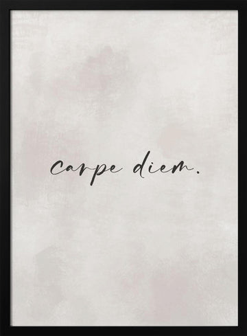 Seize the Moment | Poster - Black Frame Interior