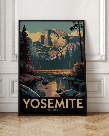 Yosemite Half Dome Vista | Poster - Room Interior 1