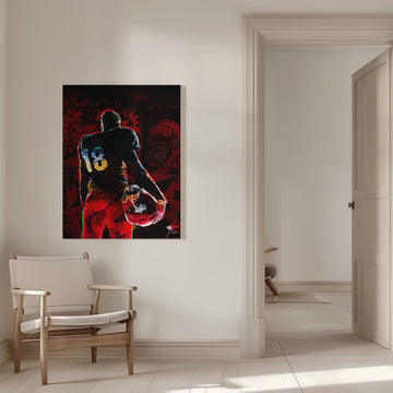 Gridiron Player 18 | Canvas - Room Interior 1