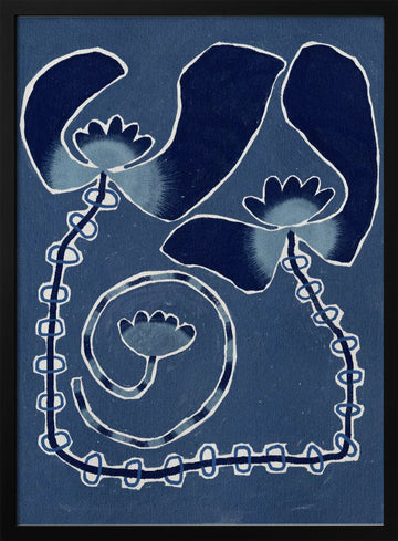 Delicate Bloom 13 | Poster - Black Metal Frame Interior