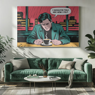 Rainy City Thoughts | Poster - Room Interior 1