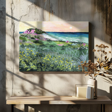 Wild Coast Sunset | Canvas - Room Interior 2