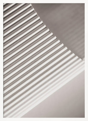 Paper Studies 7 | Poster - White Frame Interior