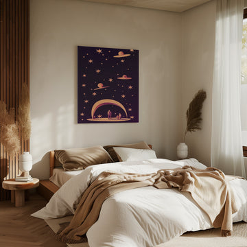 Galactic Dreamscape | Canvas - Room Interior 2