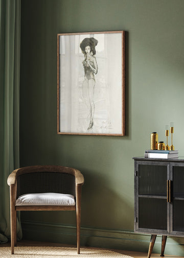 Fashion Figure Drawing | Poster - Room Interior 2