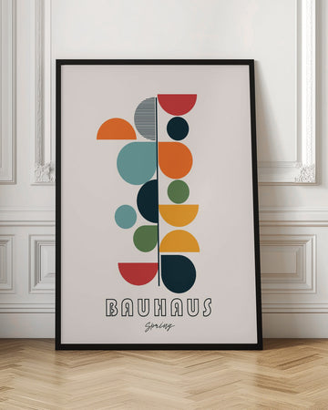 Bauhaus Geometric Spring | Poster - Room Interior 1