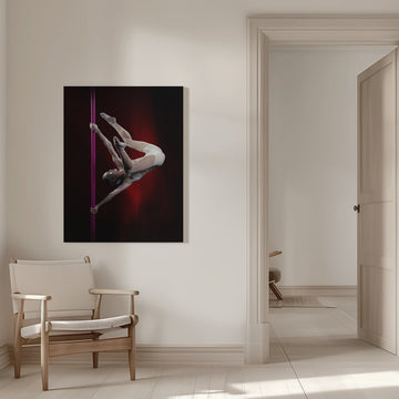 Graceful Pole Dance | Canvas - Room Interior 1