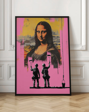 Pink Monalisa | Poster - Room Interior 1