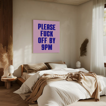 Sarcastic 9pm Message | Canvas - Room Interior 2