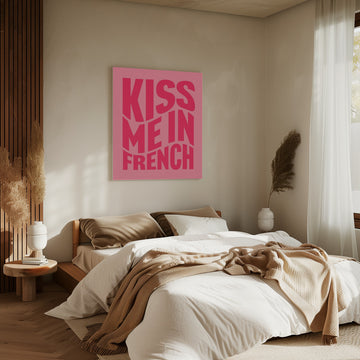 Kiss Me In French | Canvas - Room Interior 2