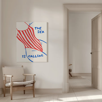 The Sea Is Calling | Canvas - Room Interior 1