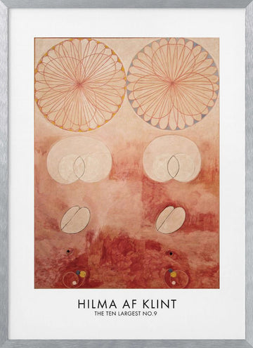 The Ten Largest No.9 Poster | Poster - Silver Frame Interior