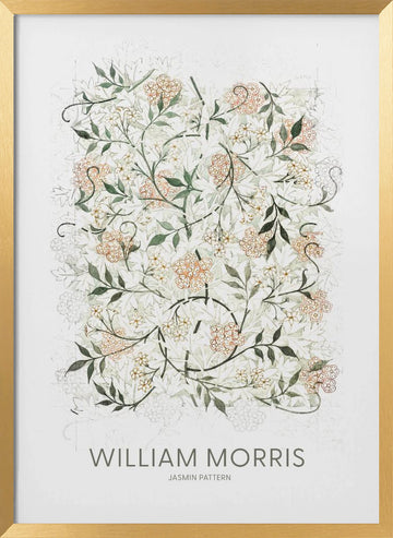 Jasmine | Poster - Gold Frame Interior