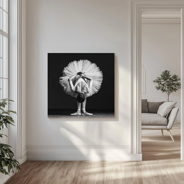 Elegant Ballerina Pose | Canvas - Room Interior 1
