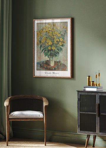 Jerusalem Artichoke Flowers | Poster - Room Interior 2