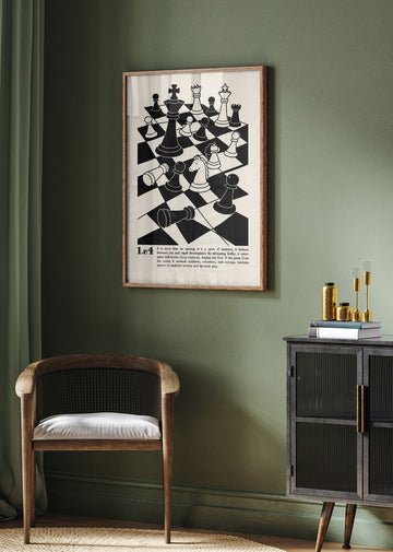 Strategic Chess Game | Poster - Room Interior 2