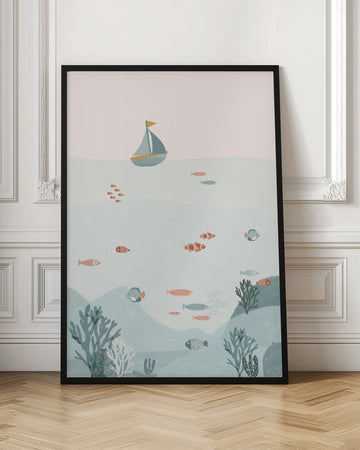 Whimsical Ocean Life | Poster - Room Interior 1