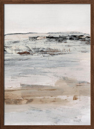 August No2 | Poster - Walnut Frame Interior
