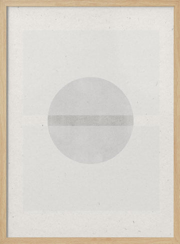 Silent Equilibrium | Poster - Wood Frame Interior
