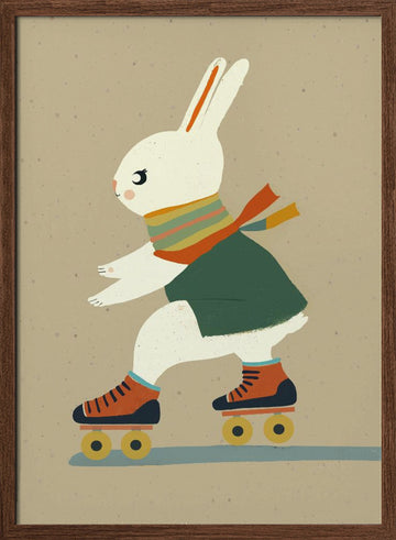 Untitled | Poster - Walnut Frame Interior