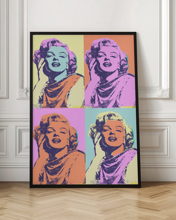 Iconic Pop Art Beauty | Poster - Room Interior 1