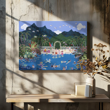 Tropical Family Paradise | Canvas - Room Interior 2